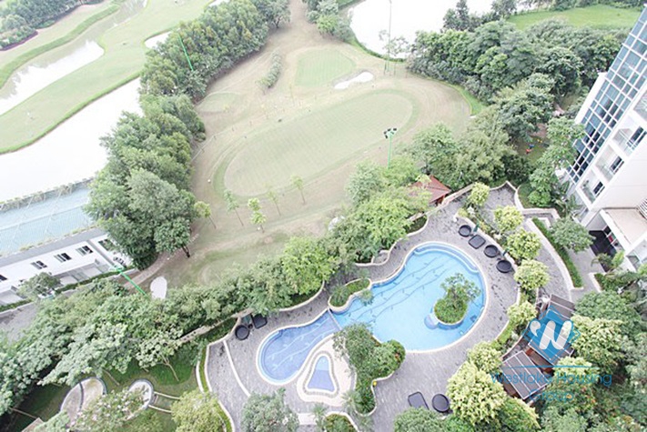 Large size wonderful apartment for rent in Ciputra Compound, Tay Ho, Hanoi